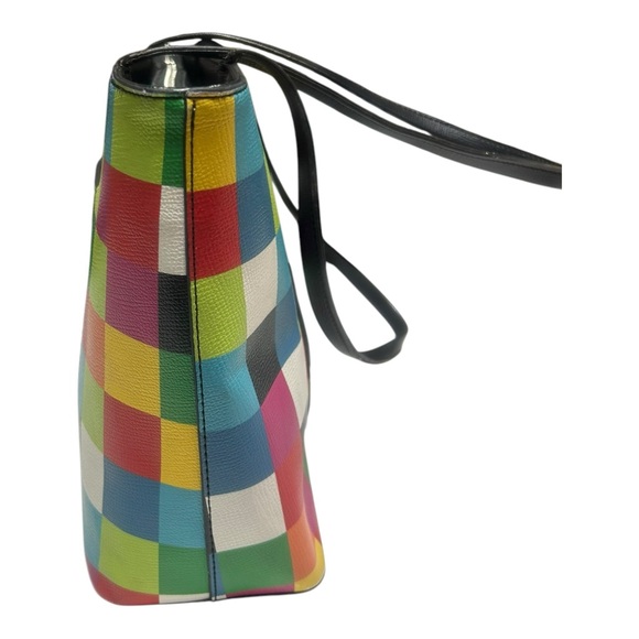 Karl Lagerfeld Blue/Black Multi Color "Karl & Cat" Tote Bag - Picture 3 of 11